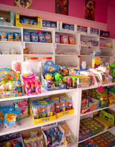 Aperçu de la boutique Candy World – bonbons, snack, chips, et plus