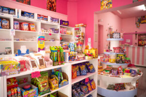 Aperçu de la boutique Candy World – bonbons, snack, chips, et plus